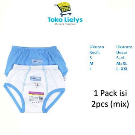 LIBBY ISI 2 PCS CELANA DALAM ANAK LAKI - LAKI UNDERWEAR BOY