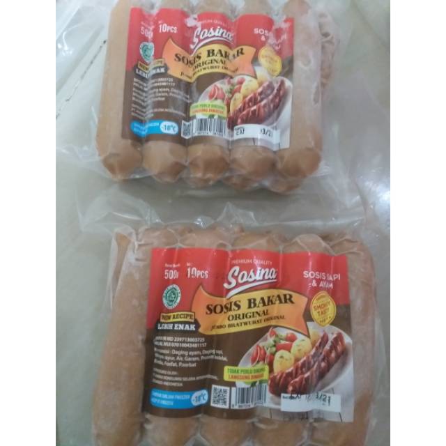 

Sosis bakar sisina isi 10 33.00p