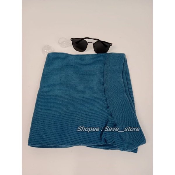 Rok Span Rajut • Rok Rajut Premium • Rok Span Rajut Knitted • Rok Rajut Knitted-Denim