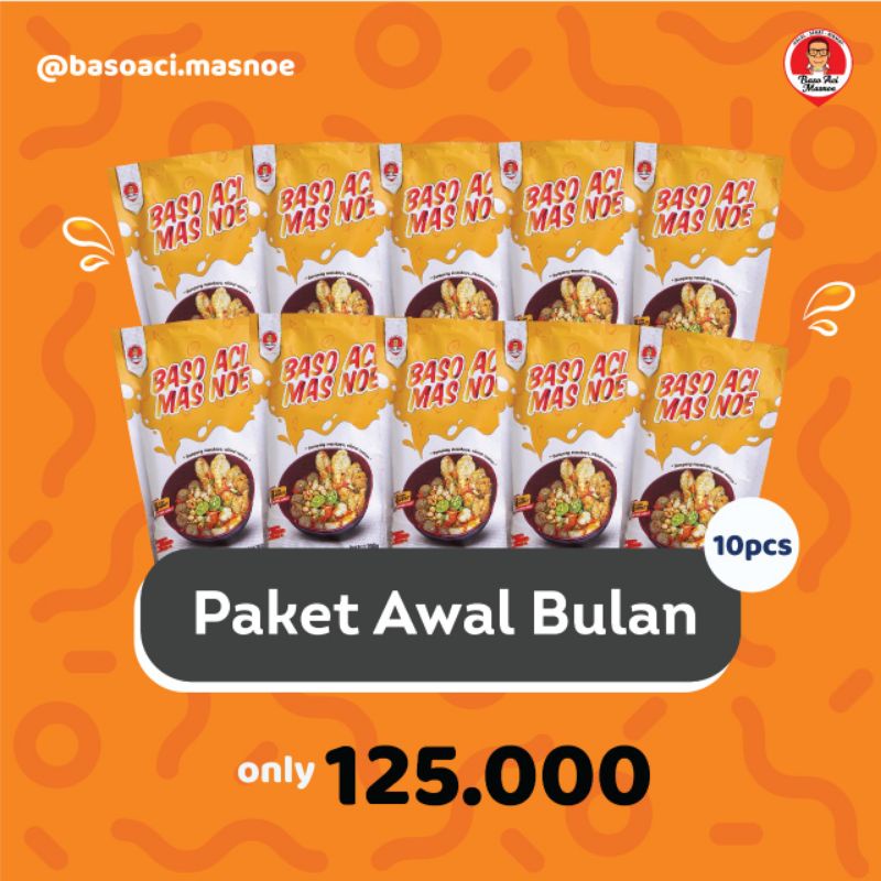 

PROMO!! PAKET AWAL BULAN BASO ACI MASNOE
