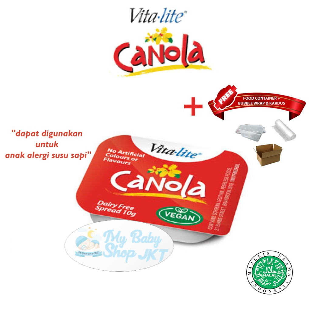 

SC03 10 Cup Canola Vitalite Margarine Cup (lemak tambahan nabati)
