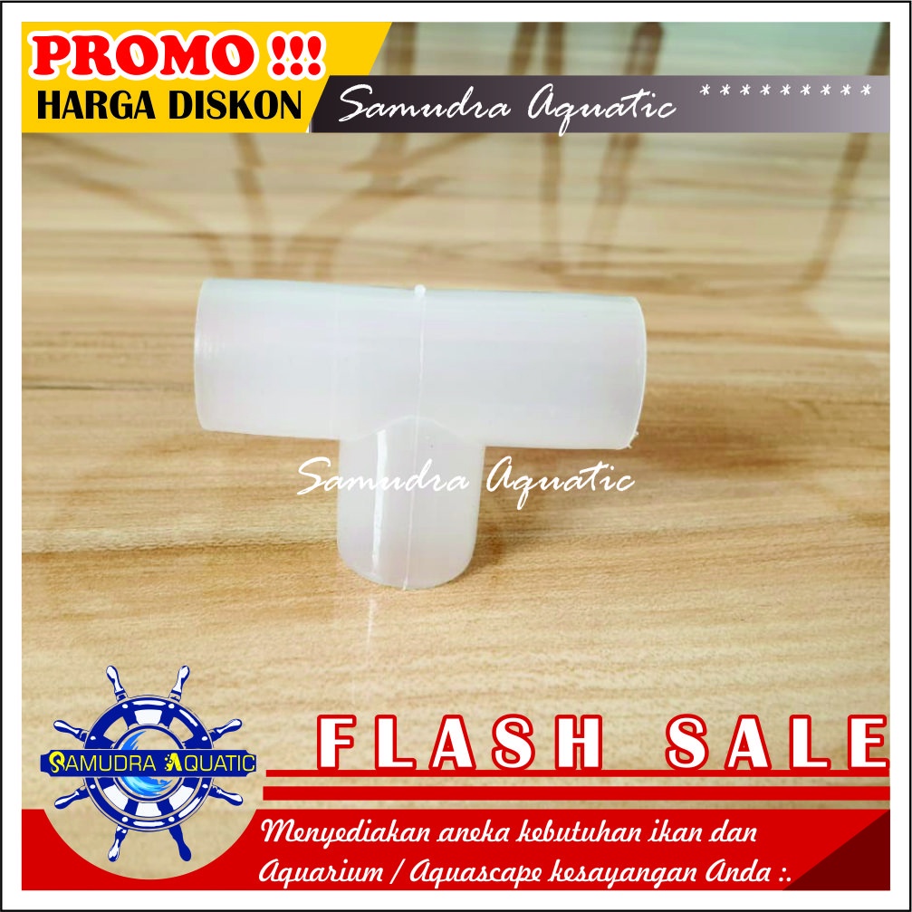 Sambungan Pipa T / TE Aquarium Aquascape | Pipa Filter (Model T) Aquarium Aquascape