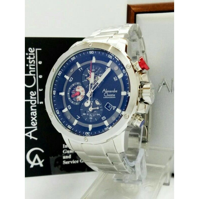 READY ALEXANDRE CHRISTIE AC 6453 PRIA SILVER BLACK ORIGINAL