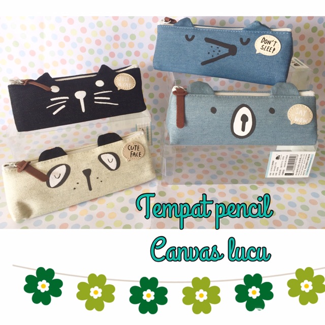 

Tempat pencil cute face import