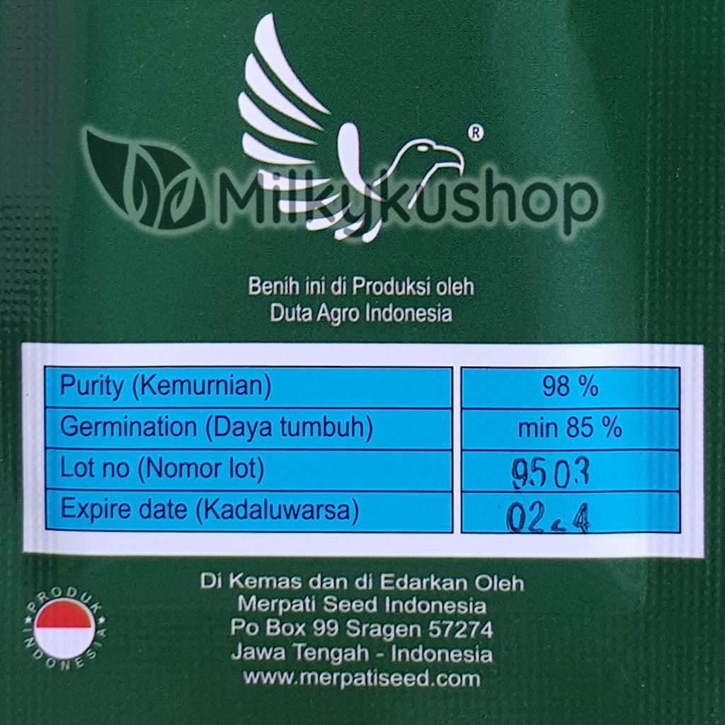 BENIH MERPATI SEED LANDRA F1 SEMANGKA 25 BIJI SACHET KEMASAN PABRIK