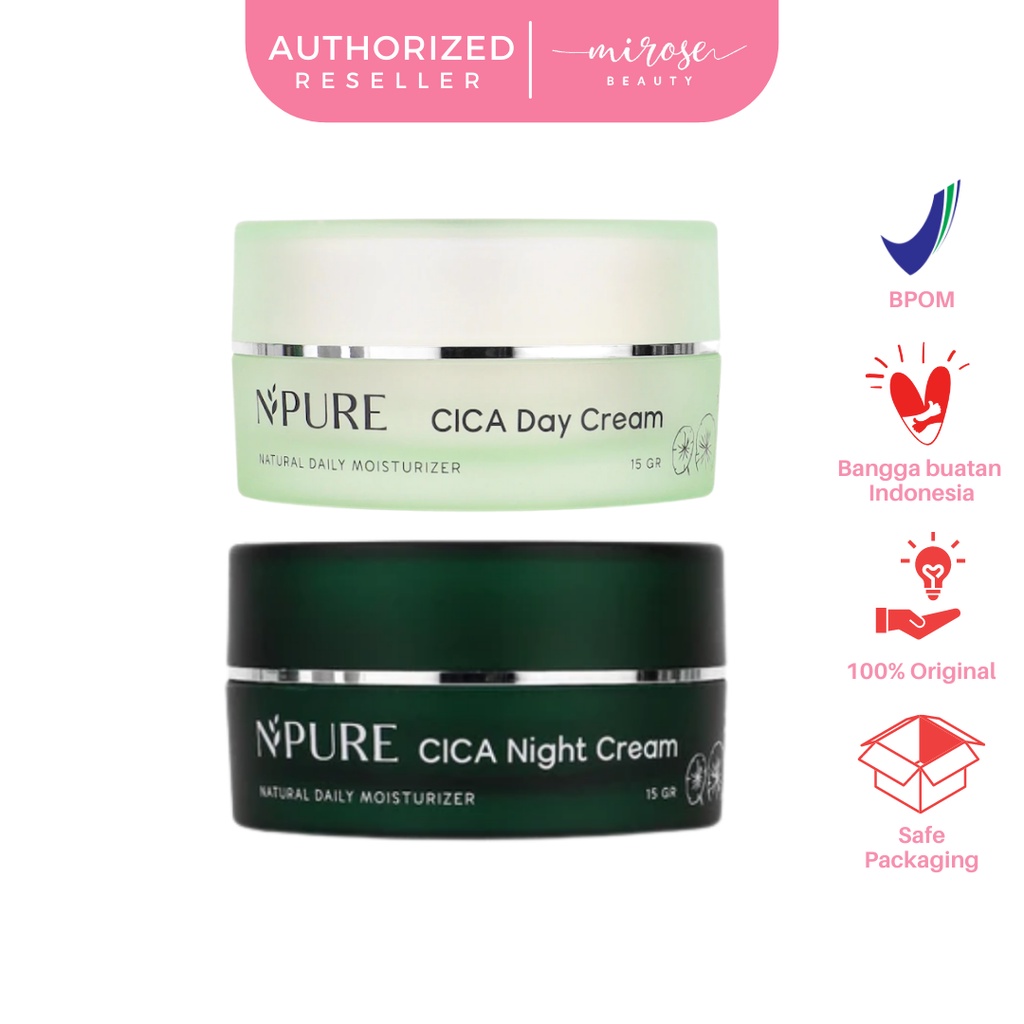 NPURE DAY AND NIGHT CREAM Centella Asiatica (Cica Series)