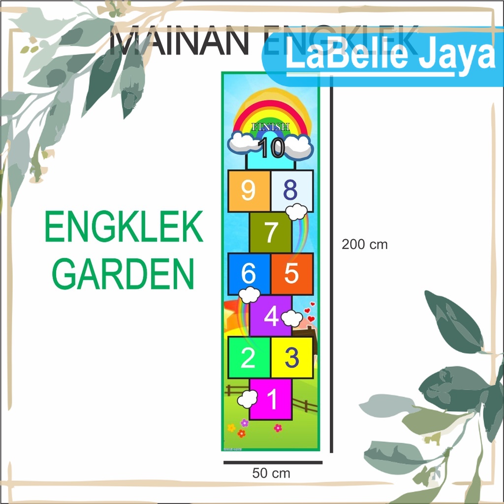 Engklek Engklek Jumbo Modern HOPSCOTCH Karpet Motorik Anak