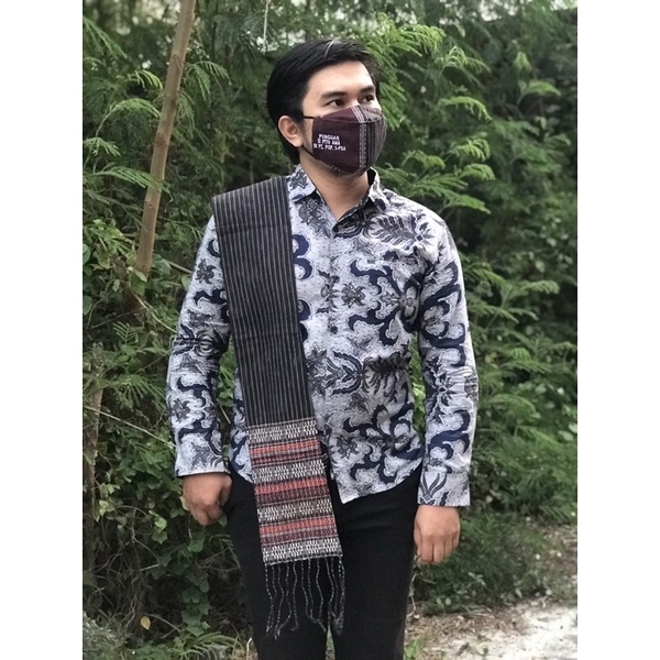 STOLA ULOS RAGIHOTANG / syal tenun etnik