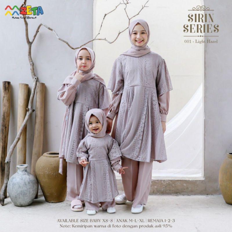 Setelan Muslim Anak Set Tunik Sirin Series by Zeta Outfit