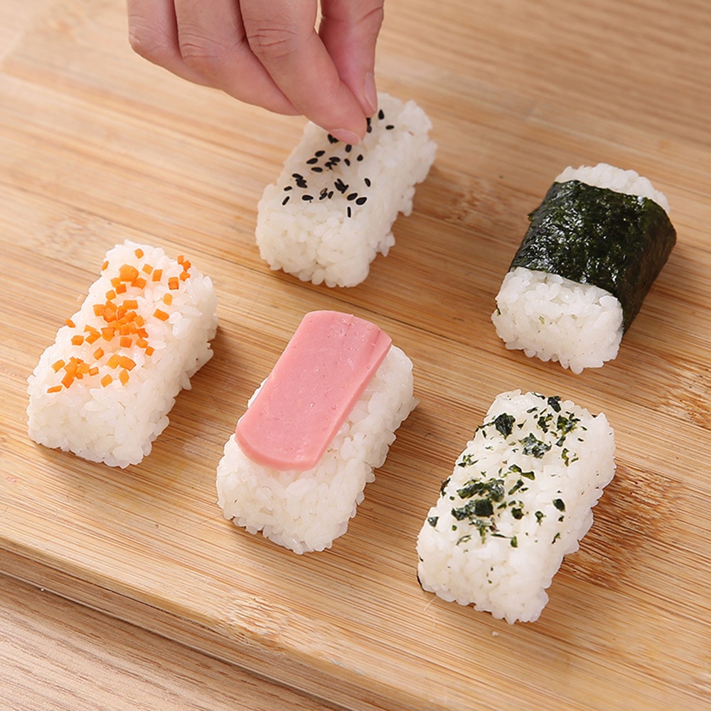 aaoottuuoo5.id Cetakan Sushi / Nigiri / Bento Homemade Diy Warna Putih