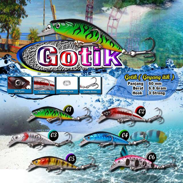 Minow Gotilex Lure 6.8gr 6cm