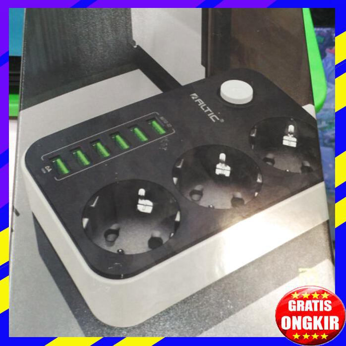 ACC HP CHARGER CARGER ALTIC DLASE3631POWER 3 SOKET 6 USB ORIGINAL