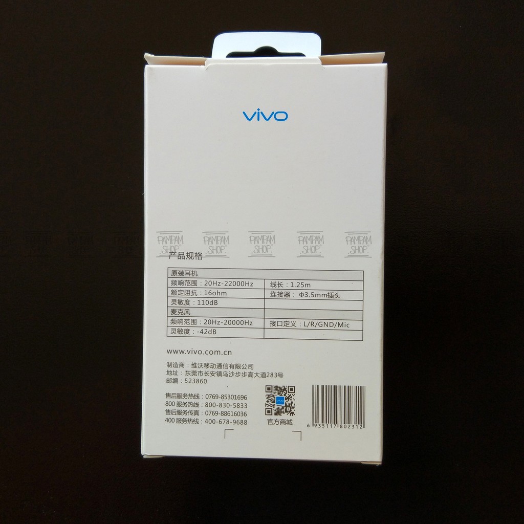 Handsfree Headset Earphone Vivo XE600i Bahan Karet Original OEM V5 Y21 Y28 Y31 V7 V9 Y53 V7 V9 Plus