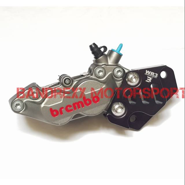 Kaliper Brembo 4 Piston Original + Bracket WR3 for Nmax 2020-Aerox 155-Nmax