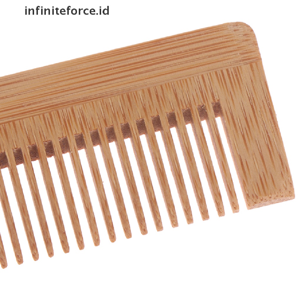 Infiniteforce.id 1pc Sisir Pijat Kulit Kepala Bahan Kayu Bambu