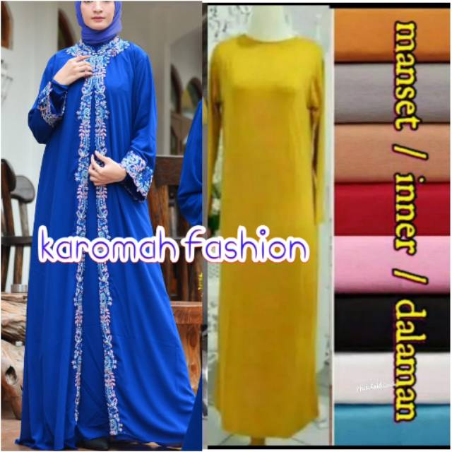 KAFTAN SAFIRA sudah plus inner