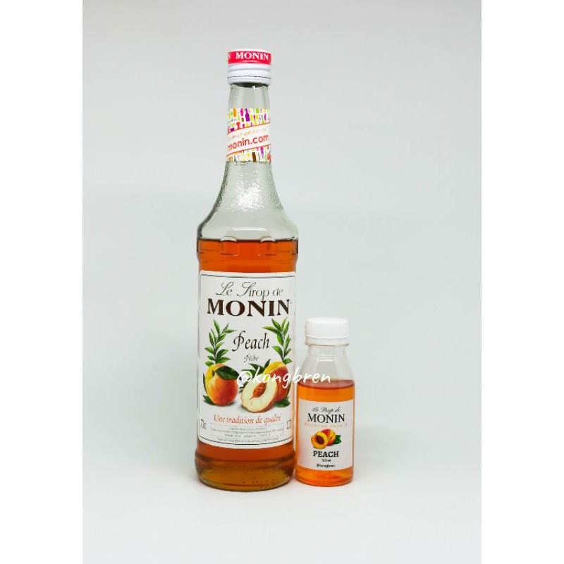 Sirup Monin Peach Repack 100ml - Monin Syrup Peach 100 ml