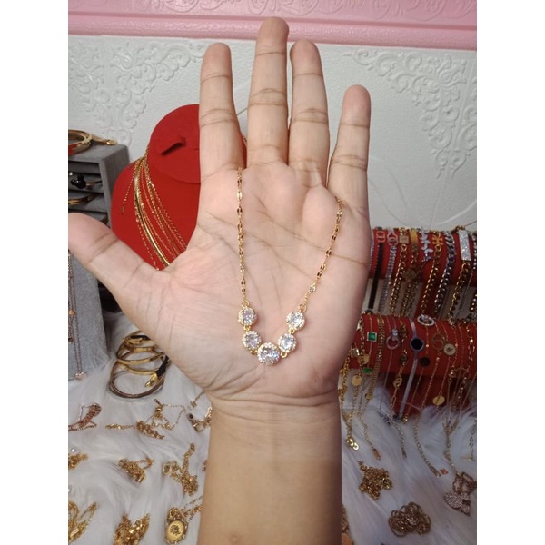 Kalung Replika Berlian Mata 5