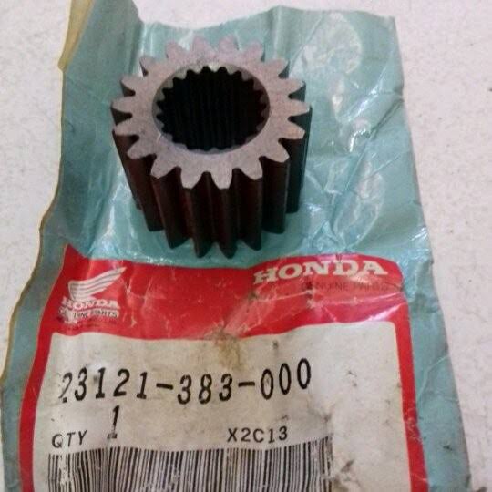 GEAR GIGI PRIMER PRIMARY DRIVE Honda CB125S XL100 XL125 CG110 CG125 18T 23121383000 NOS JAPAN