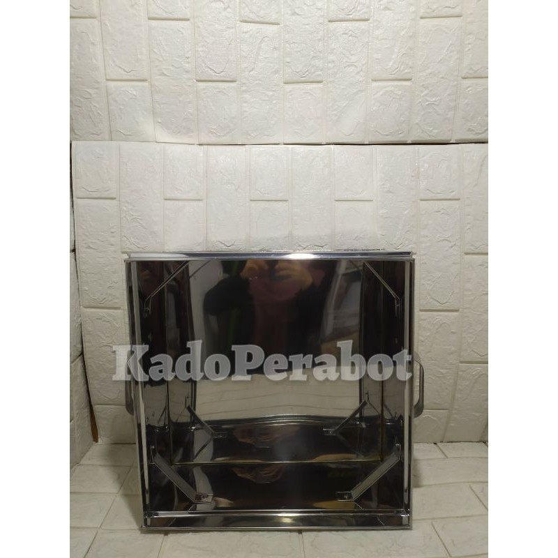 klakat stainless kotak 1S 40