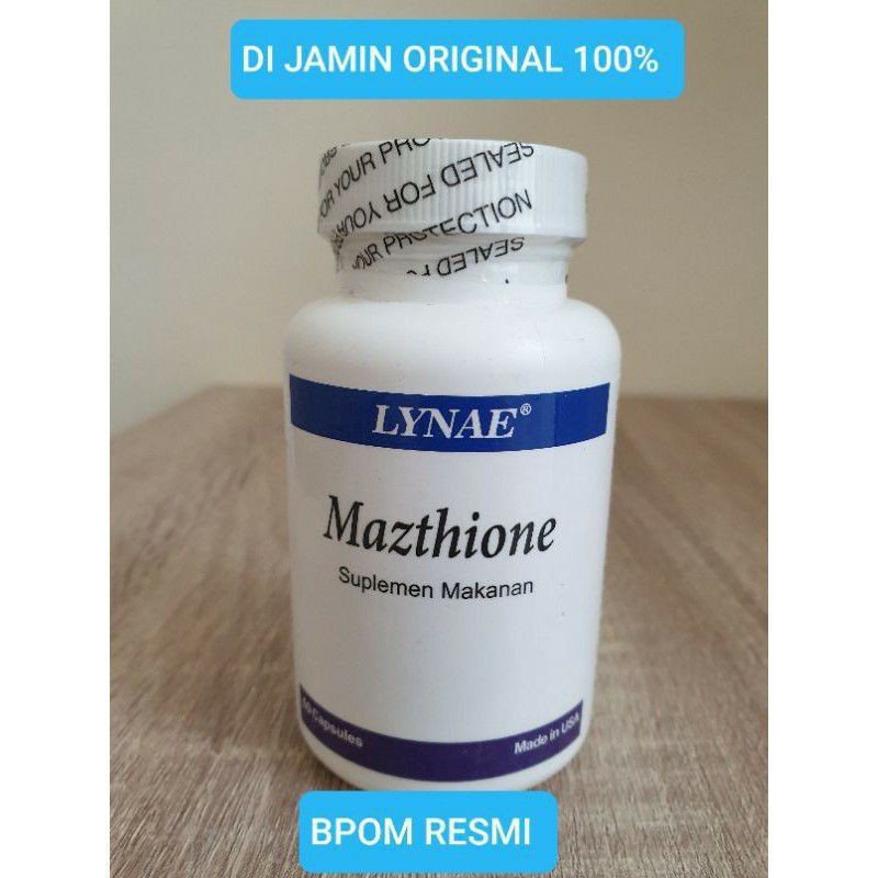 Suplemen Mazthione Anti Aging & Kecantikan Mazhtione 100% Original Suplemen Herbal Anti Aging