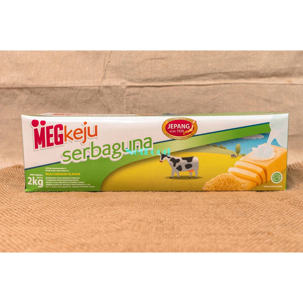 

MEG KEJU CHEDDAR HIJAU 2KG - CHEDDAR CHEESE - KEJU CHEDAR OLAHAN - KEJU SERBAGUNA