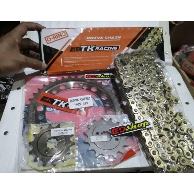 Gear SET 520 TK ORING CBR250 CBR 250 CBU THAILAND RACING BAJA