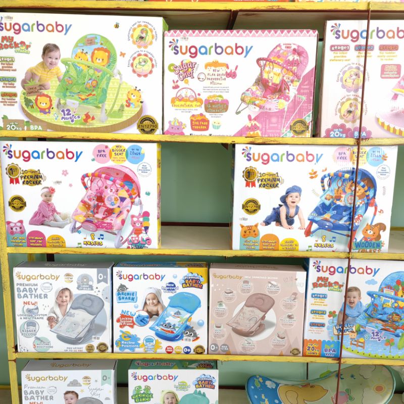 Sugar Baby Bouncer Manual Murah Meriah Original
