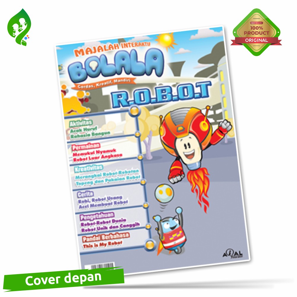 CD Interaktif Bolala ( Bilingual – R.O.B.O.T ) Akal Interaktif Garansi 1 Tahun