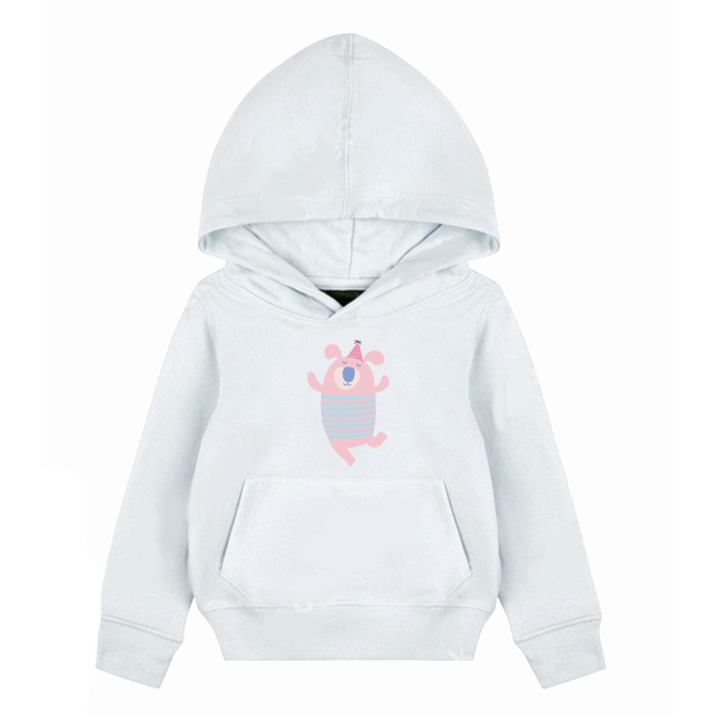 Hoodie Anak Bear Bday Sweater Pakaian Fleece Anak M - XL