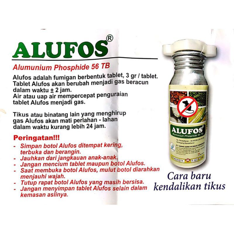 Alufos 56 tb pil tikus untuk di sawah