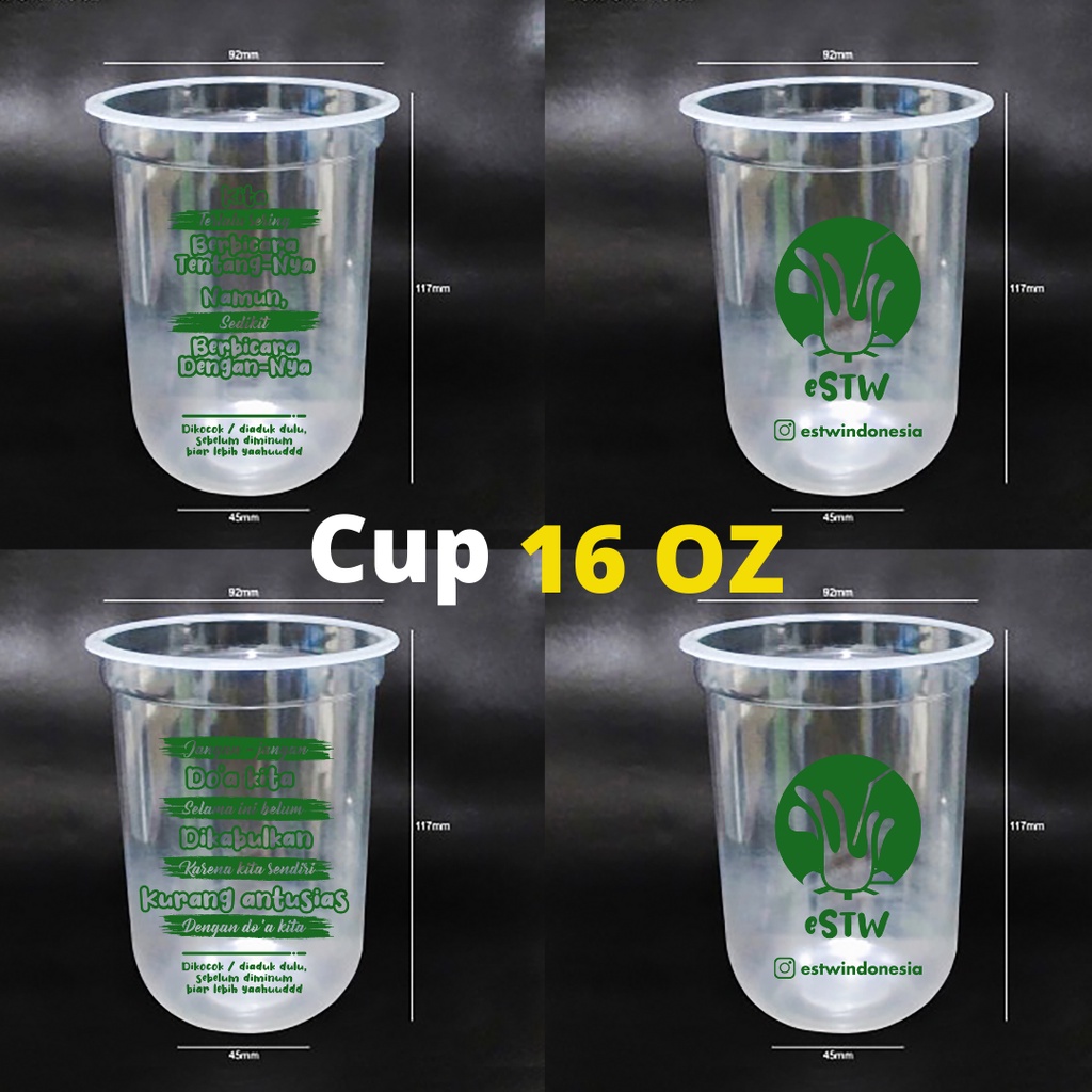 Jual Cup Estw Drink Oval 16 Oz 8 Gram Isi 50 Cup Shopee Indonesia 6108