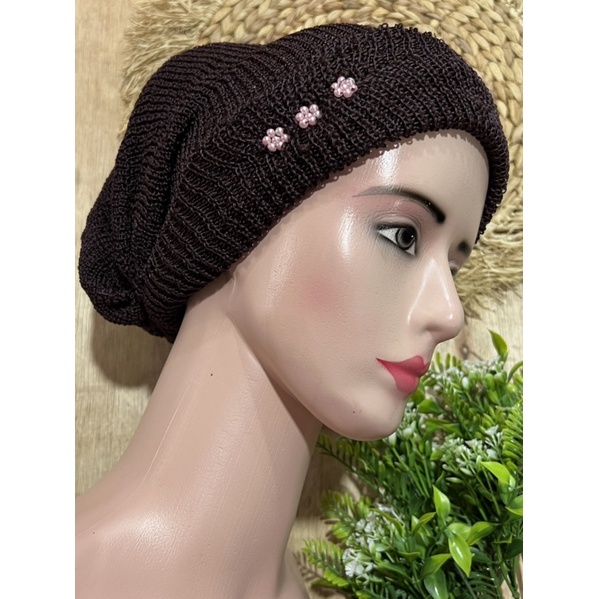 SMOK HIJAB NENEK EYANG UTI MBAH RAJUT PREMIUM