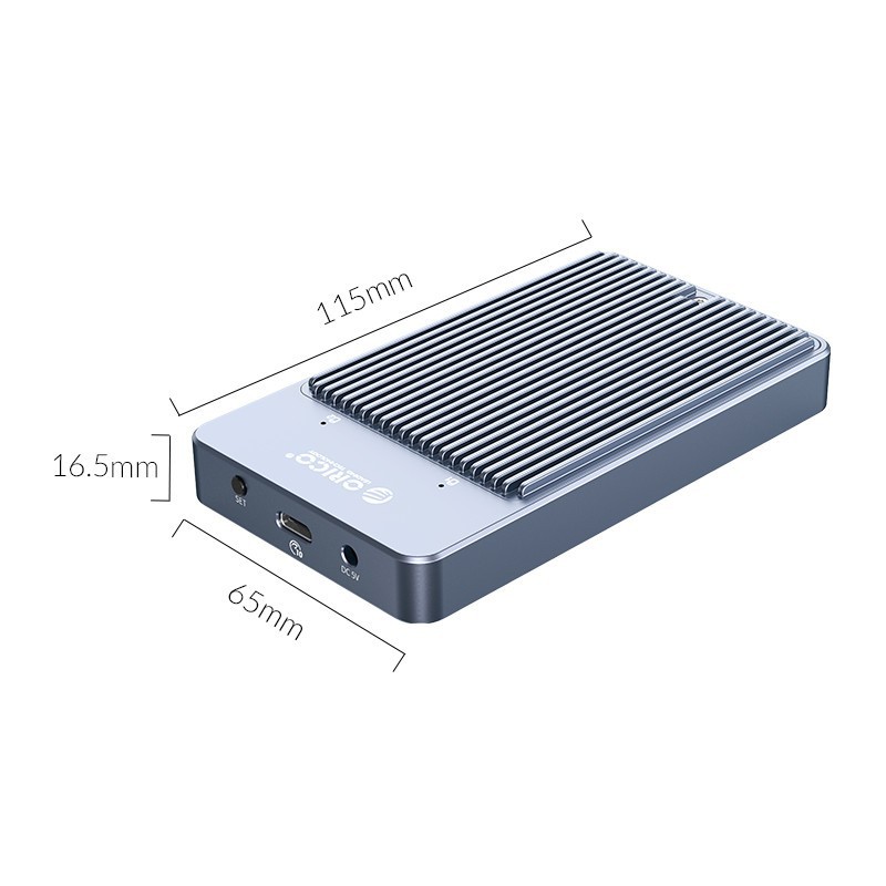 Ssd m.2 ngff sata enclosure orico 2 bay RAID type-c 10Gbps m2n210-rc3 - Case m2 b-key external raid