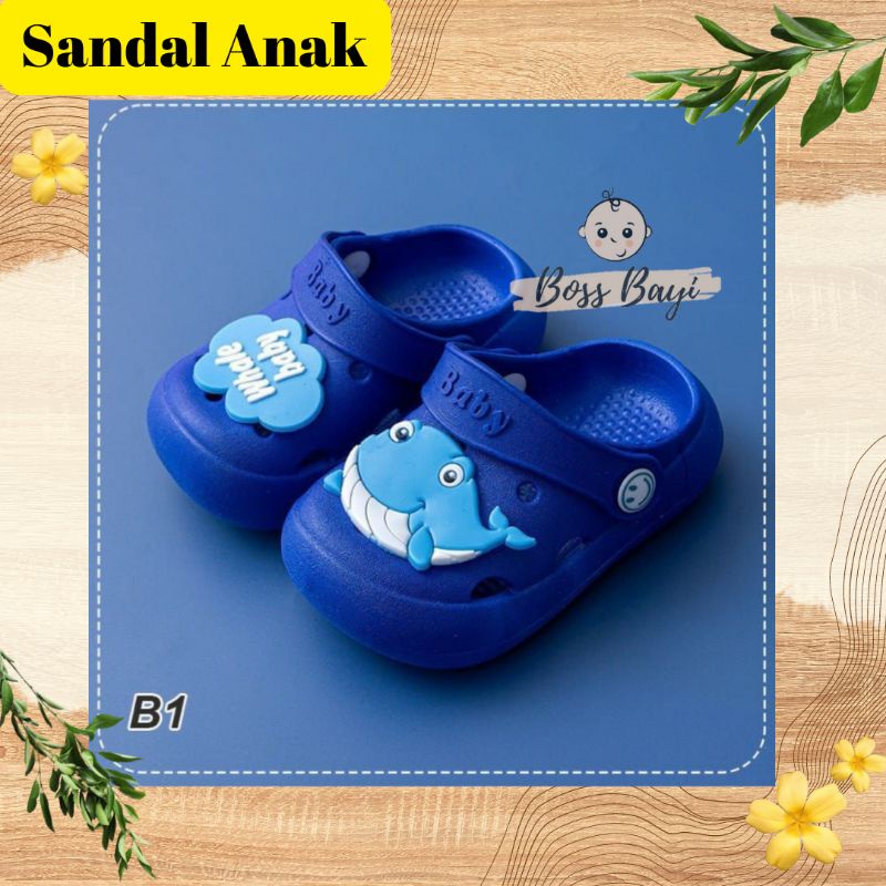 Sandal Bakpao Anak / Sandal Bapao / Sandal Selop Karet