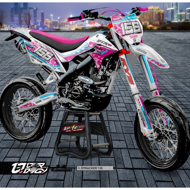Custom Decals Dtracker,KLX,CRF,WR 150 // DNRRACING