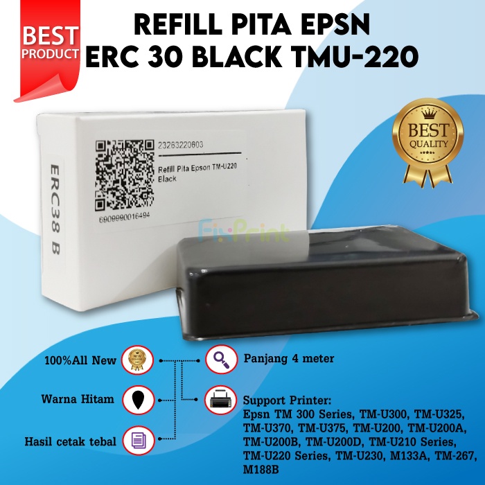 Refill Pita Epson ERC 30 Black TM-U220 U220 Series Refill Ribbon