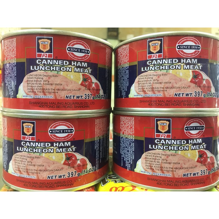 Maling TTS Premium Daging Babi Kaleng [397 g]