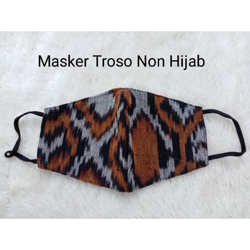 Grosir masker Tenun Troso Jepara /masker Tenun / masker Troso /masker dewasa