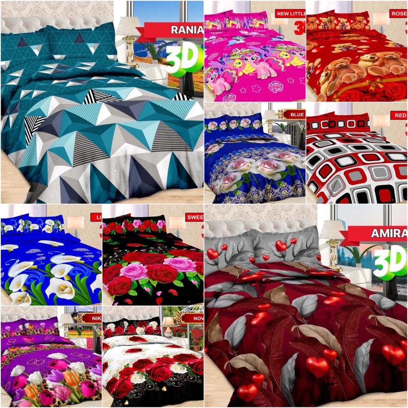 (BISA COD) SPREI BONITA DISPERSE UK 180*200 CM