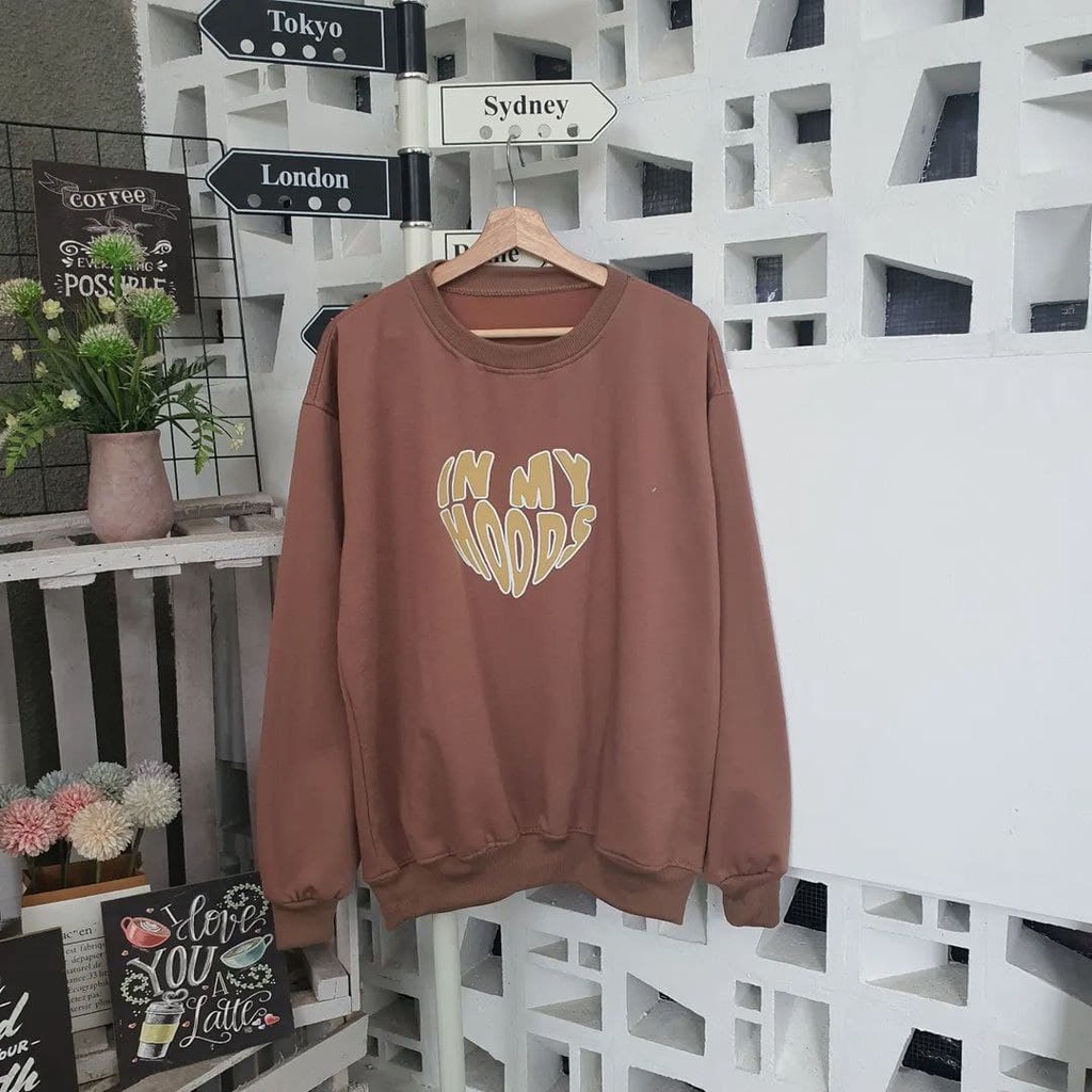 Nara Grosir - In My Mood XXL Sweater l Fashion Pria dan Wanita