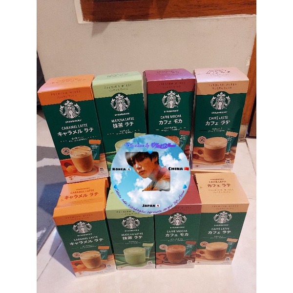 Starbucks Japan Kopi Jepang Premium Mixes - Matcha Latte Sachet Coffee