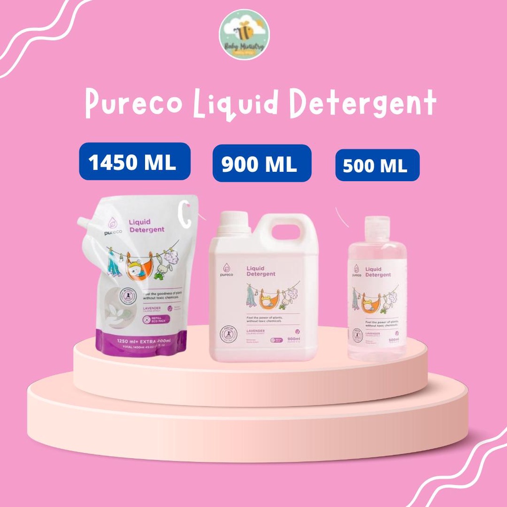 Pureco Liquid Detergent Refill Eco Pack 1450ml/ Pureco Dish Bottle Cleanser 1450ml/ Softener 1450ml / Pureco Liquid Handsoap 1450ml