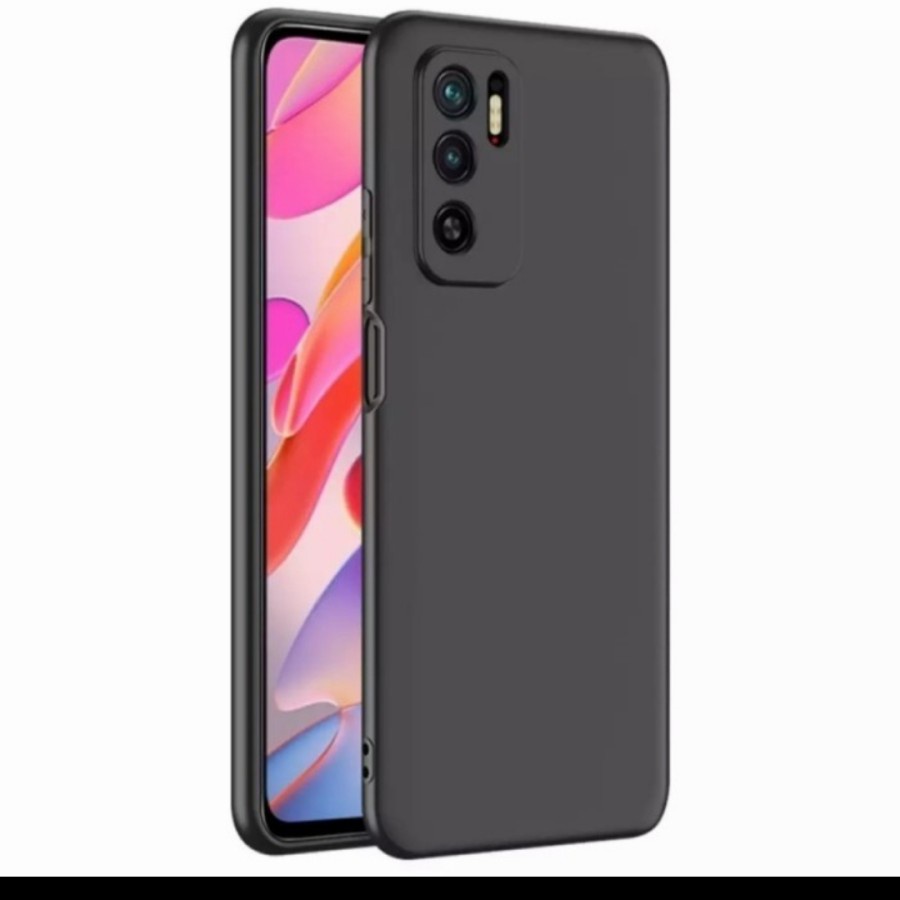 XIAOMI POCOPHONE POCO F3 5G M3 PRO POCO M3 CASE SOFTCASE FULL BLACK PREMIUM CASING PROTECT CAMERA COVER SILIKON HITAM PELINDUNG KAMERA