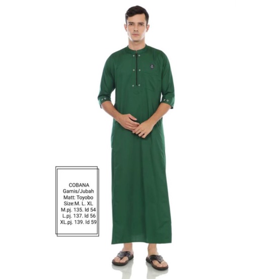 Baju Koko gamis - Jubah Gamis pria dewasa cobana