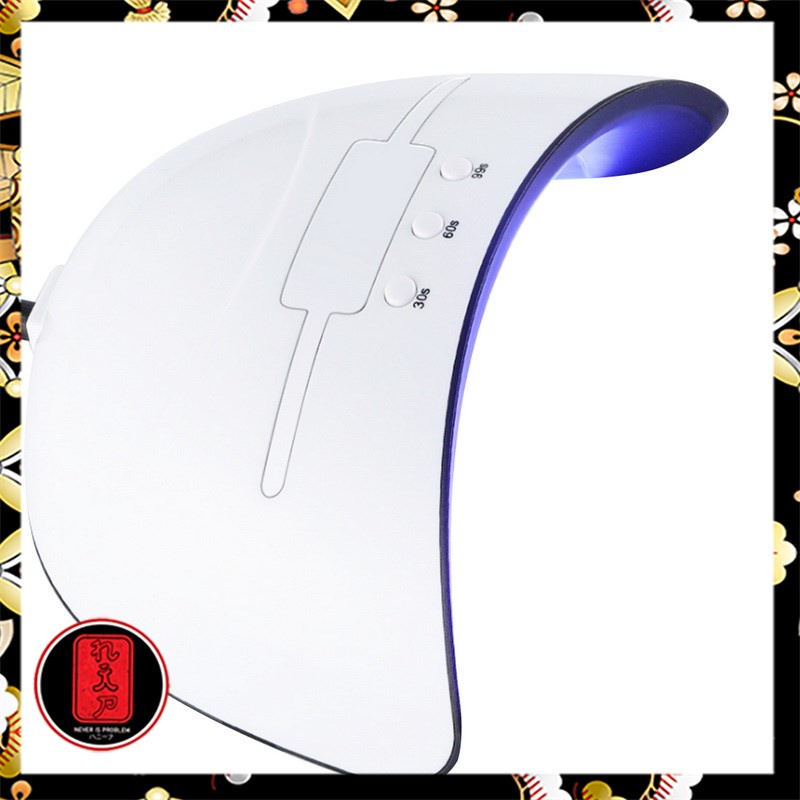 Pengering Kutek Kuku UV LED Nail Dryer 36W - 9C - White