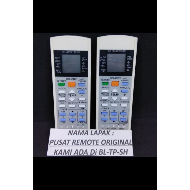 REMOTE REMOT AC PANASONIC INVERTER ECONAVI NANOE G