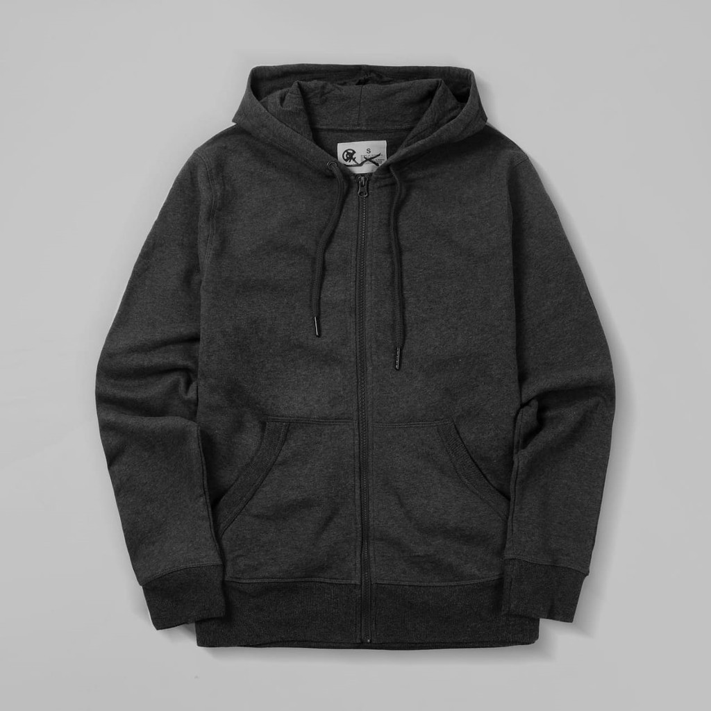 CHMPN C9 Fleece Zipper Hoodie Grey