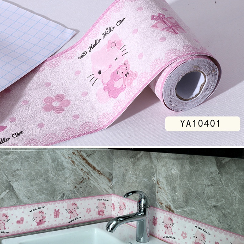 Reliza Wallpaper Wall Border 10cm x 5meter Kartun Premium Timbul tebal High Quality LDR