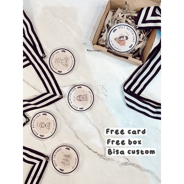 

medali best boyfriends medali best girlfriend medali best friends medali graduation medali custom mendali best boyfriend mendali best girlfriend mendali graduation mendali wisudah medali wisudah hampers murah giftbox graduation